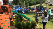ERS Roc Solid 2019 Family playing on Playset Group photo